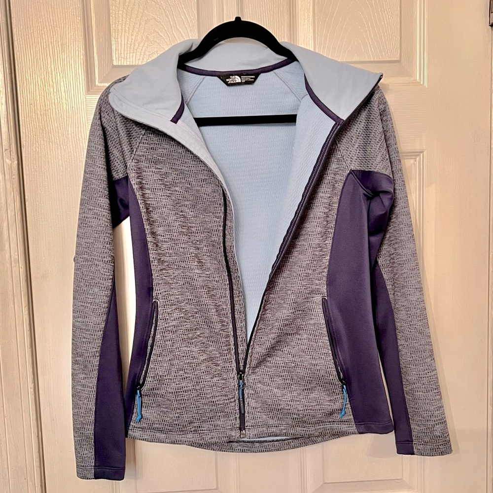 North Face running jacket zip up